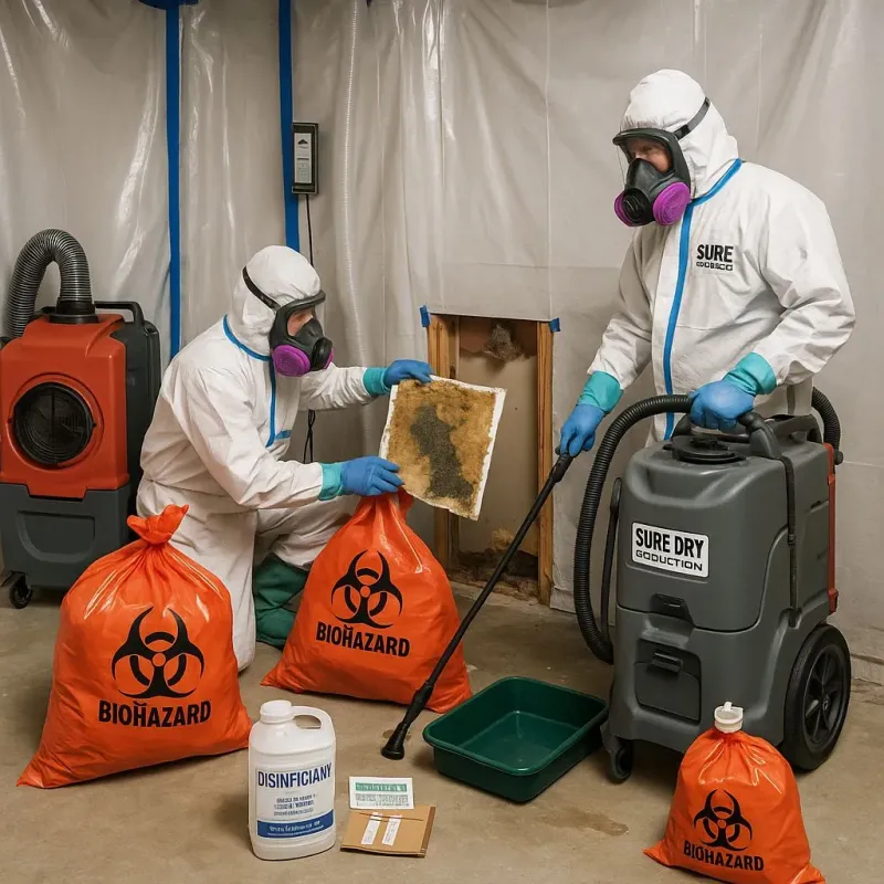 Contaminated Water Handling Protocols process in Eidson Road, TX